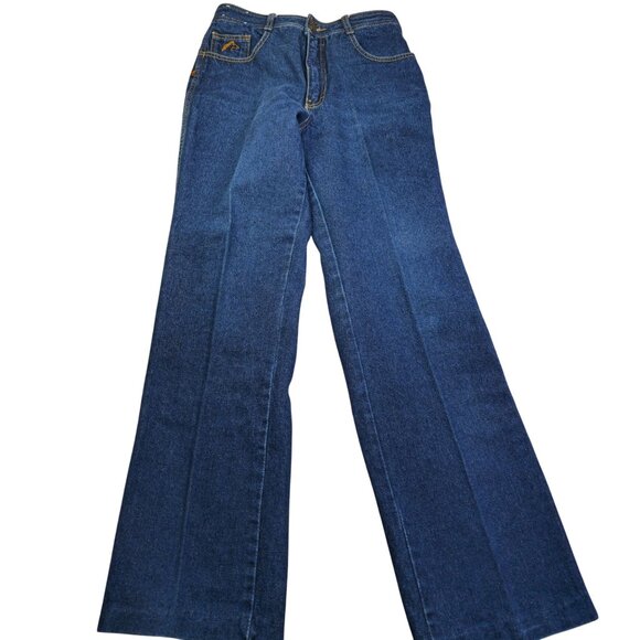 Vintage Jordache High-Waisted Jeans With Horse Embroidery & Contrast Stitching, - Picture 9 of 9